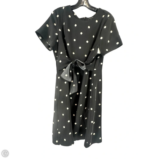 Dress Party Midi By Ann Taylor In Polkadot Pattern, Size: 12