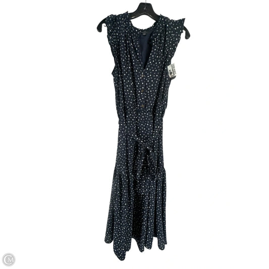 Dress Party Midi By Ann Taylor In Navy, Size: M