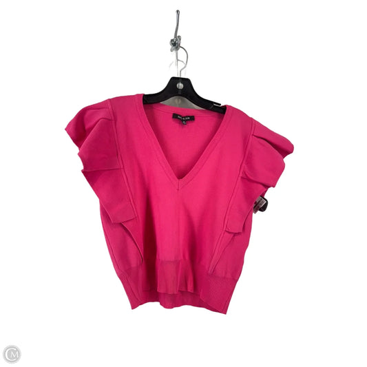 Top Short Sleeve By Strut & Bolt In Pink, Size: M