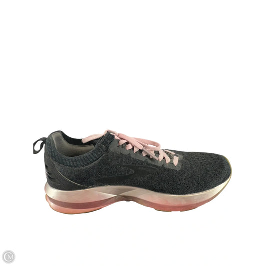 Shoes Athletic By Brooks In Grey & Pink, Size: 8