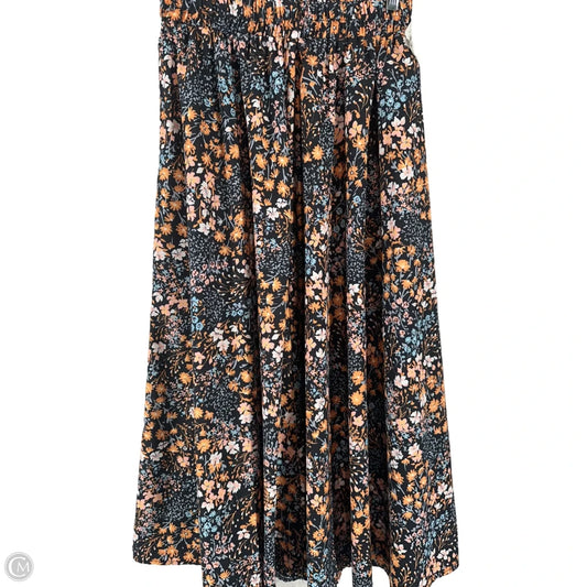 Skirt Maxi By Cmf In Floral Print, Size: L