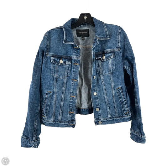 Jacket Denim By Banana Republic In Blue Denim, Size: M