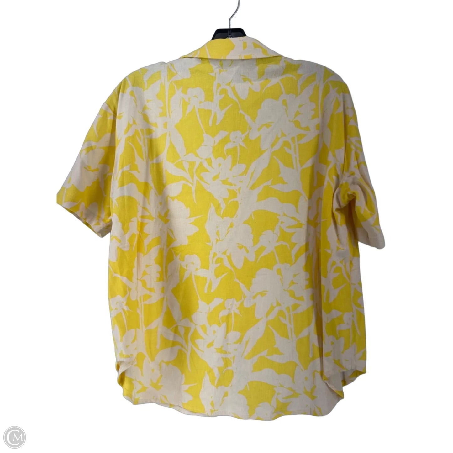 Top Short Sleeve By Rachel Roy In Yellow, Size: S