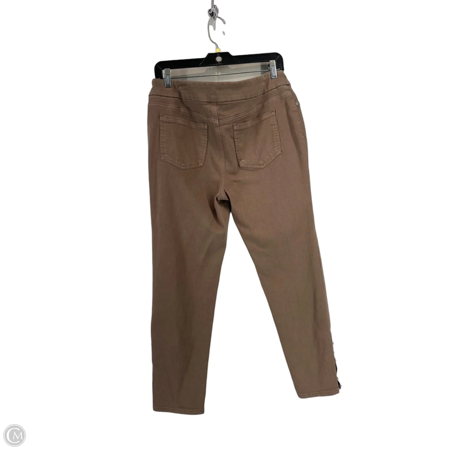 Pants Cropped By Chicos In Brown, Size: 10p