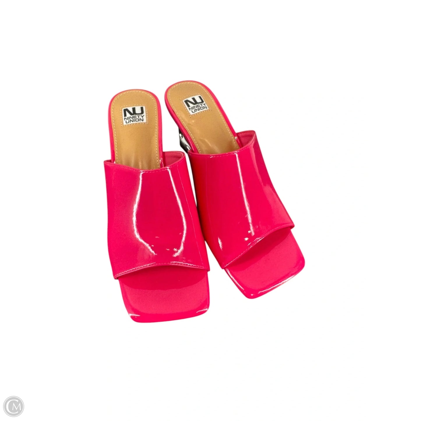 Sandals Heels Block By Clothes Mentor In Pink, Size: 6