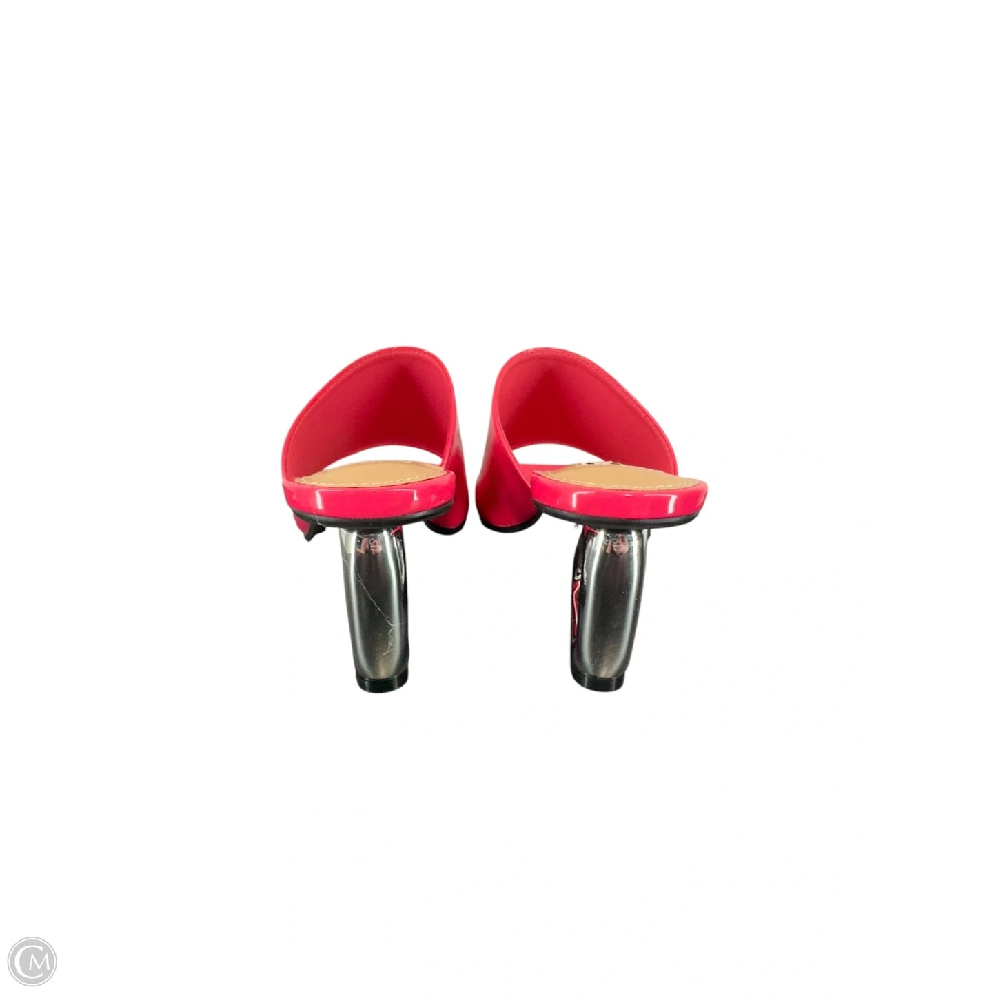 Sandals Heels Block By Clothes Mentor In Pink, Size: 6