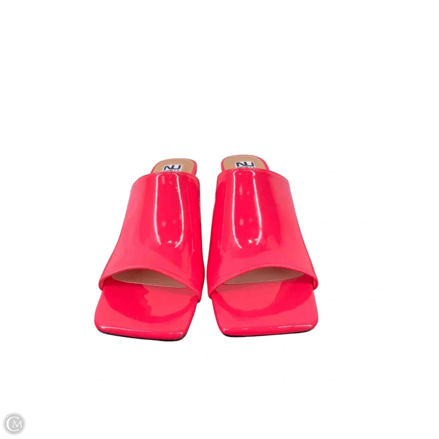 Sandals Heels Block By Clothes Mentor In Pink, Size: 6