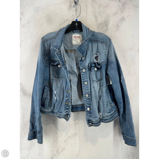 Jacket Denim By Mossimo In Blue Denim, Size: Xl