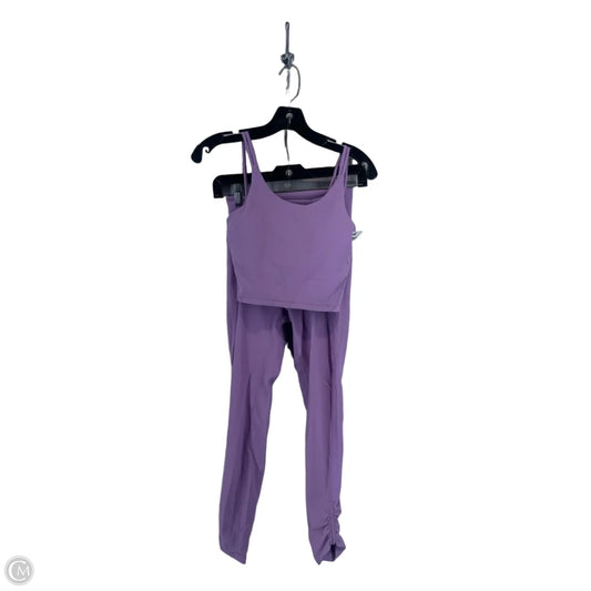 Athletic Pants 2pc By Wilo In Purple, Size: S
