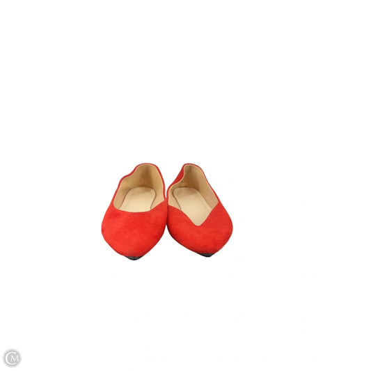 Shoes Flats By Cmf In Red, Size: 8.5