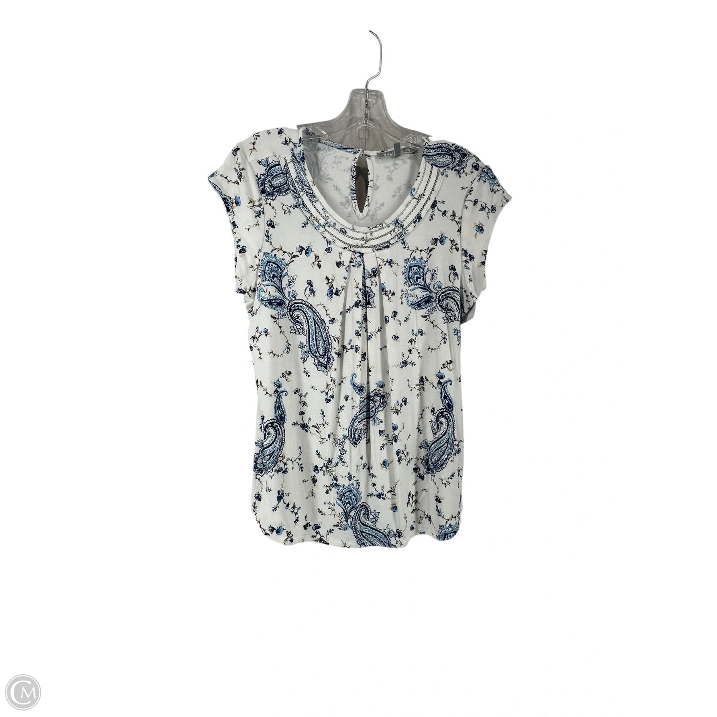 Top Sleeveless By Daniel Rainn In White, Size: Mp