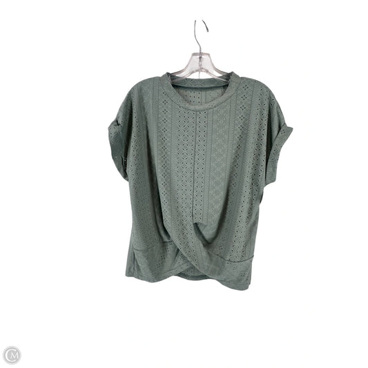 Top Short Sleeve By Clothes Mentor In Green, Size: M