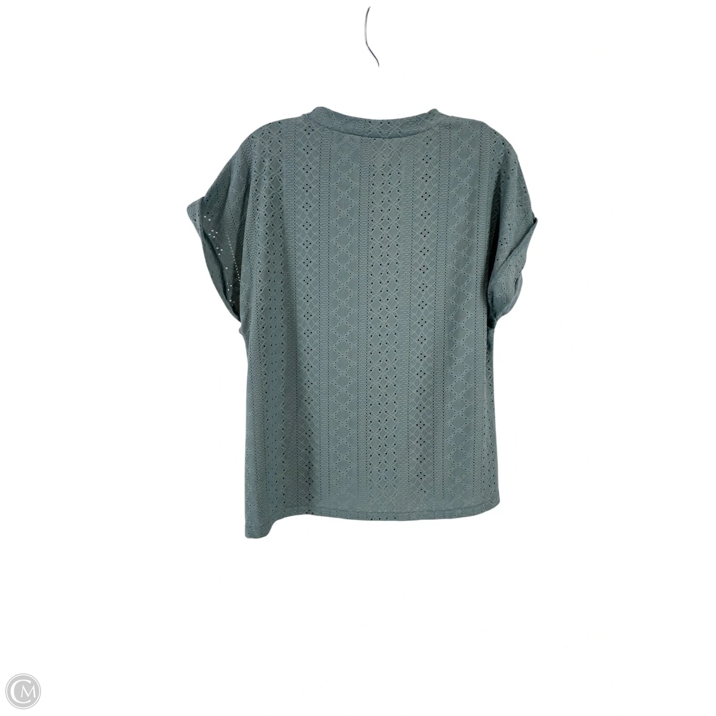 Top Short Sleeve By Clothes Mentor In Green, Size: M