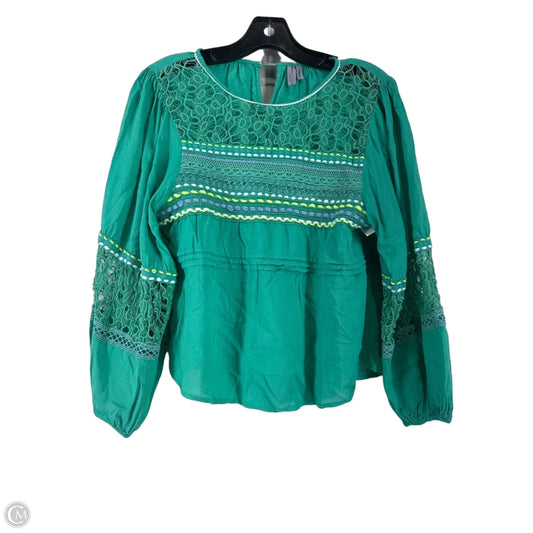 Top 3/4 Sleeve By Bl-nk In Green, Size: Xs