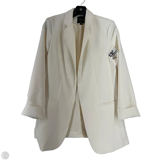 Blazer By Love Tree In White, Size: S
