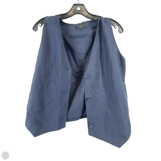 Vest Other By Quince In Navy, Size: M