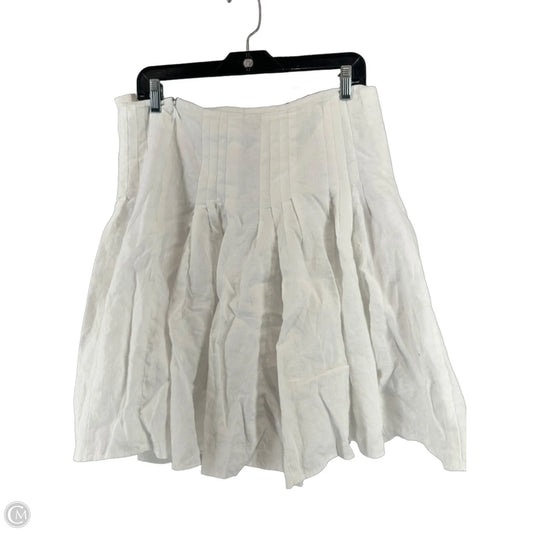 Skirt Mini & Short By Loft In White, Size: 8