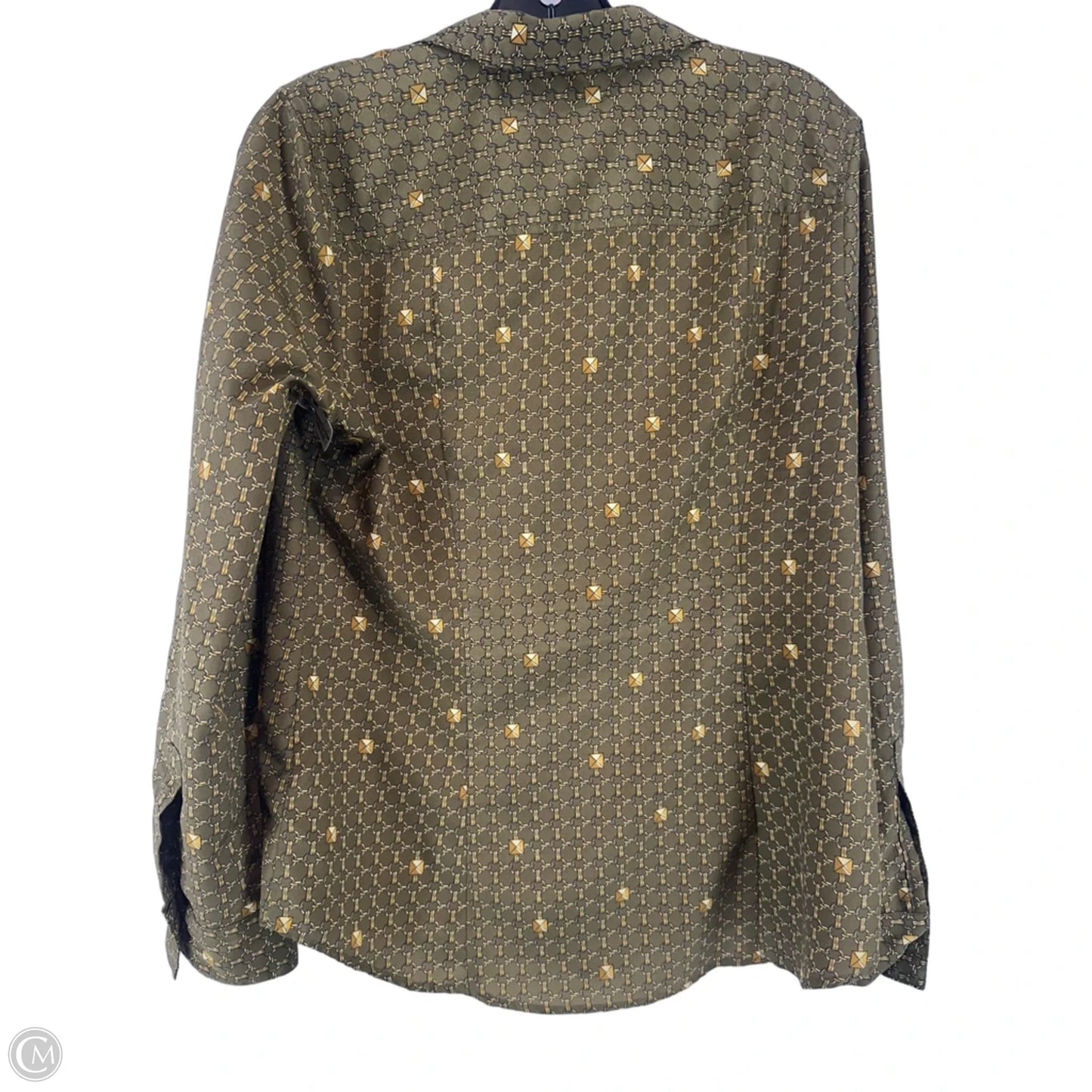 Top Long Sleeve By Michael By Michael Kors In Green, Size: 8