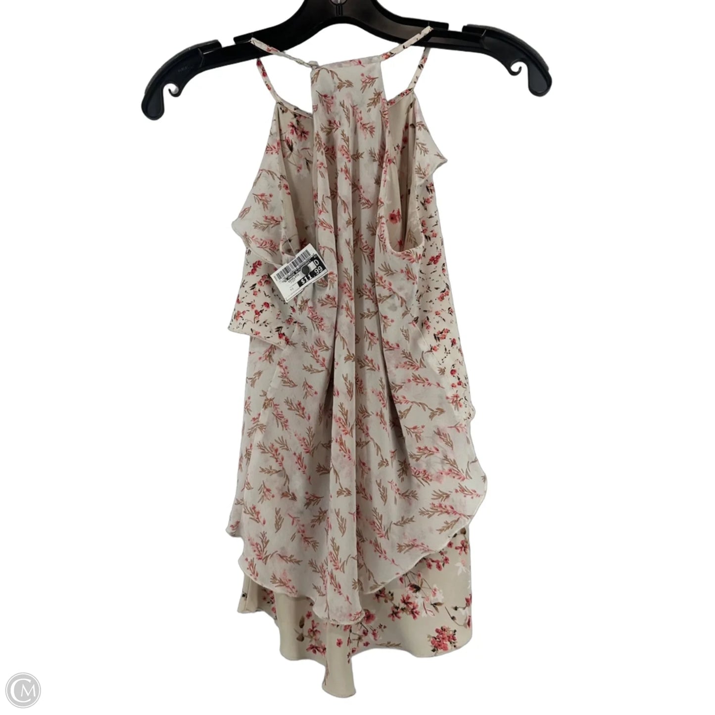 Top Sleeveless By White House Black Market In Floral Print, Size: Xxs