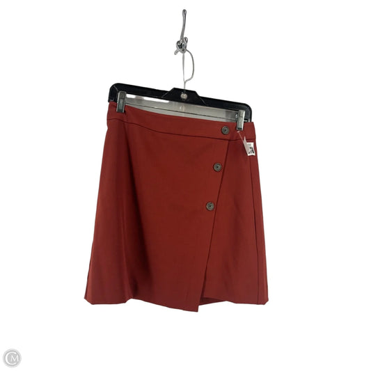 Skirt Mini & Short By Loft In Orange, Size: 2p