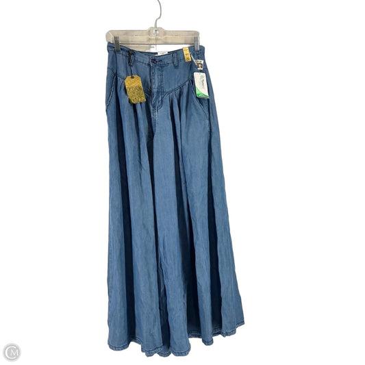 Pants Linen By Clothes Mentor In Blue, Size: S