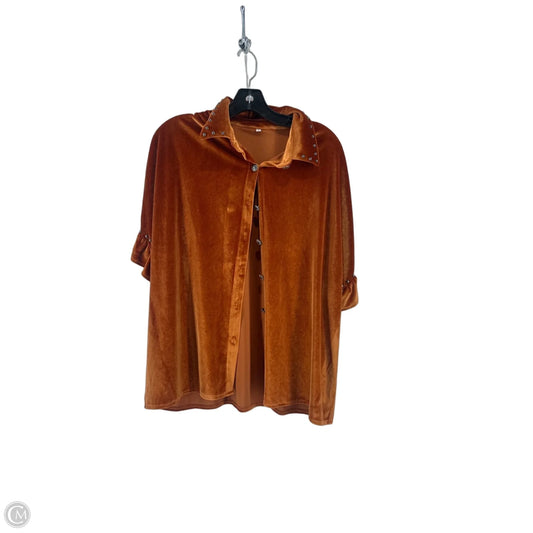 Top Short Sleeve By Clothes Mentor In Orange, Size: L