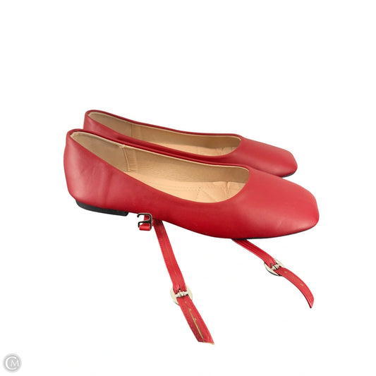 Shoes Flats By Clothes Mentor In Red, Size: 7.5