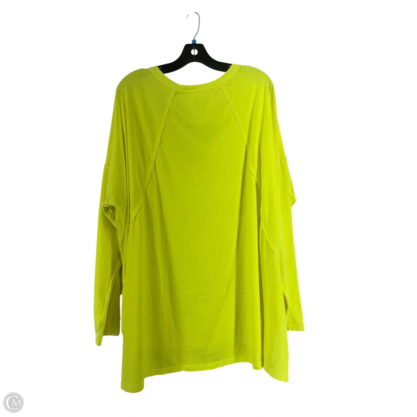 Top Long Sleeve By Free People In Yellow, Size: L