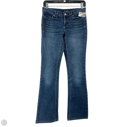Jeans Boot Cut By White House Black Market In Black Denim, Size: 0