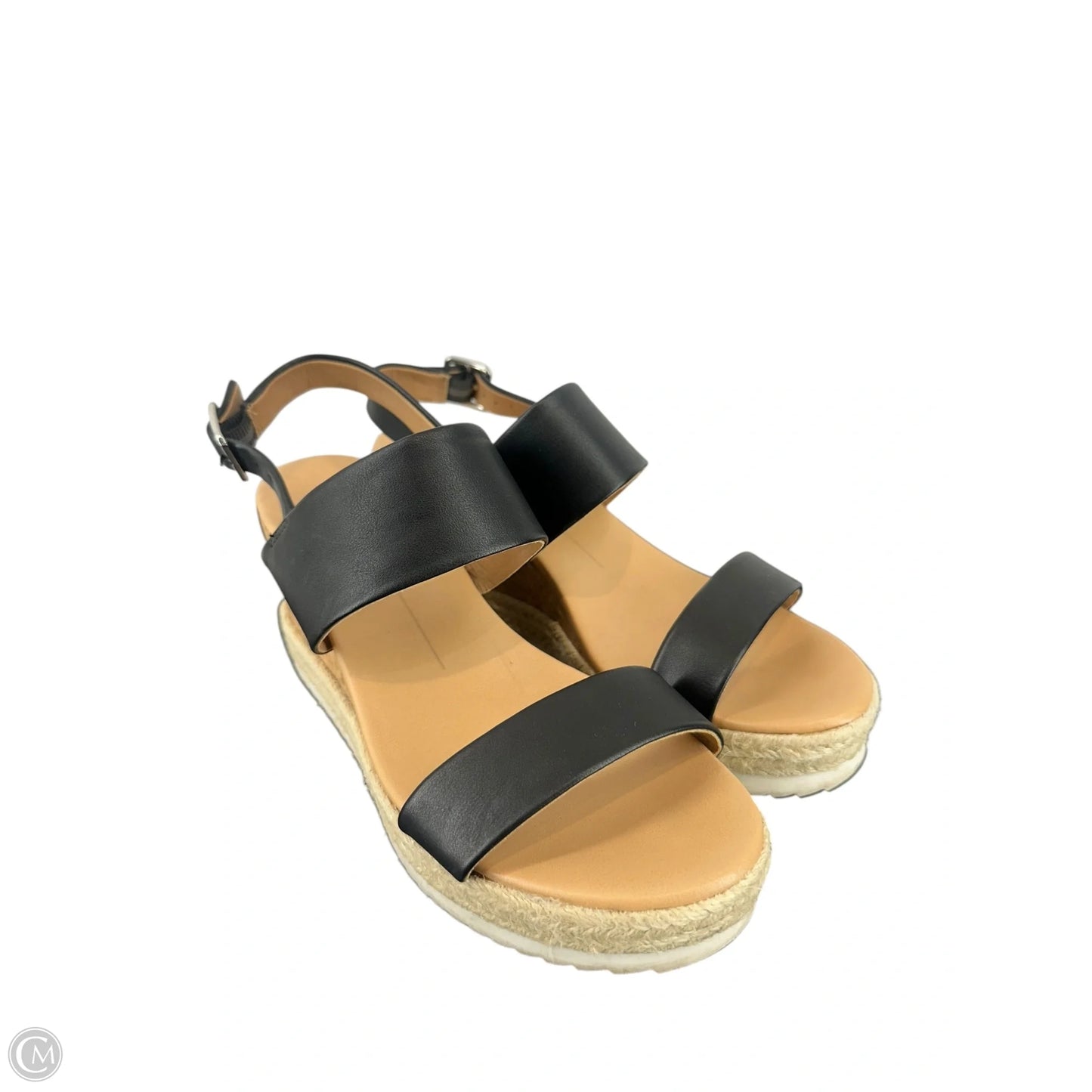 Sandals Heels Wedge By Report In Black, Size: 7.5