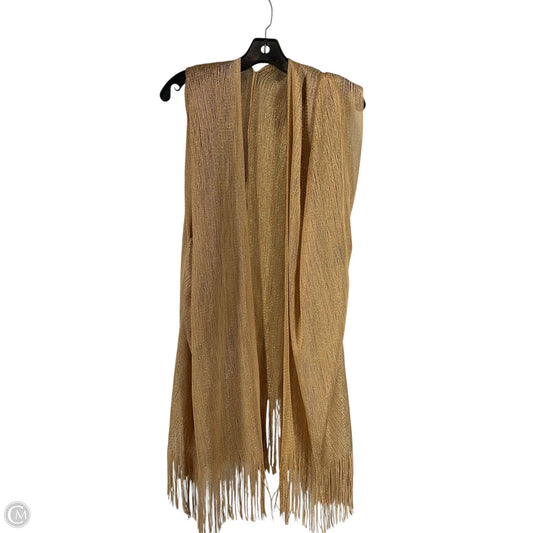 Kimono By Clothes Mentor In Gold, Size: Osfm