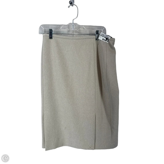 Skirt Midi By Calvin Klein In Tan, Size: 6