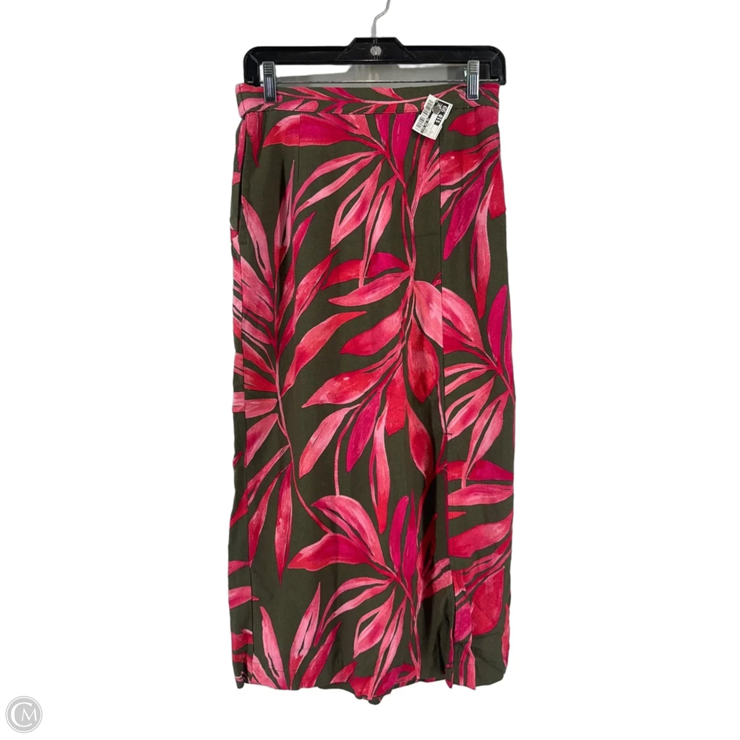 Skirt Maxi By Time And Tru In Green & Pink, Size: S