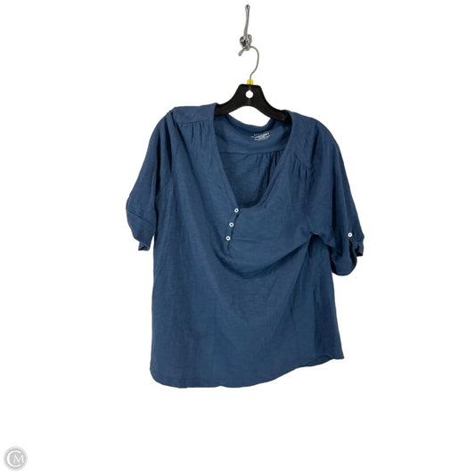 Top Short Sleeve By Chicos In Blue, Size: 2