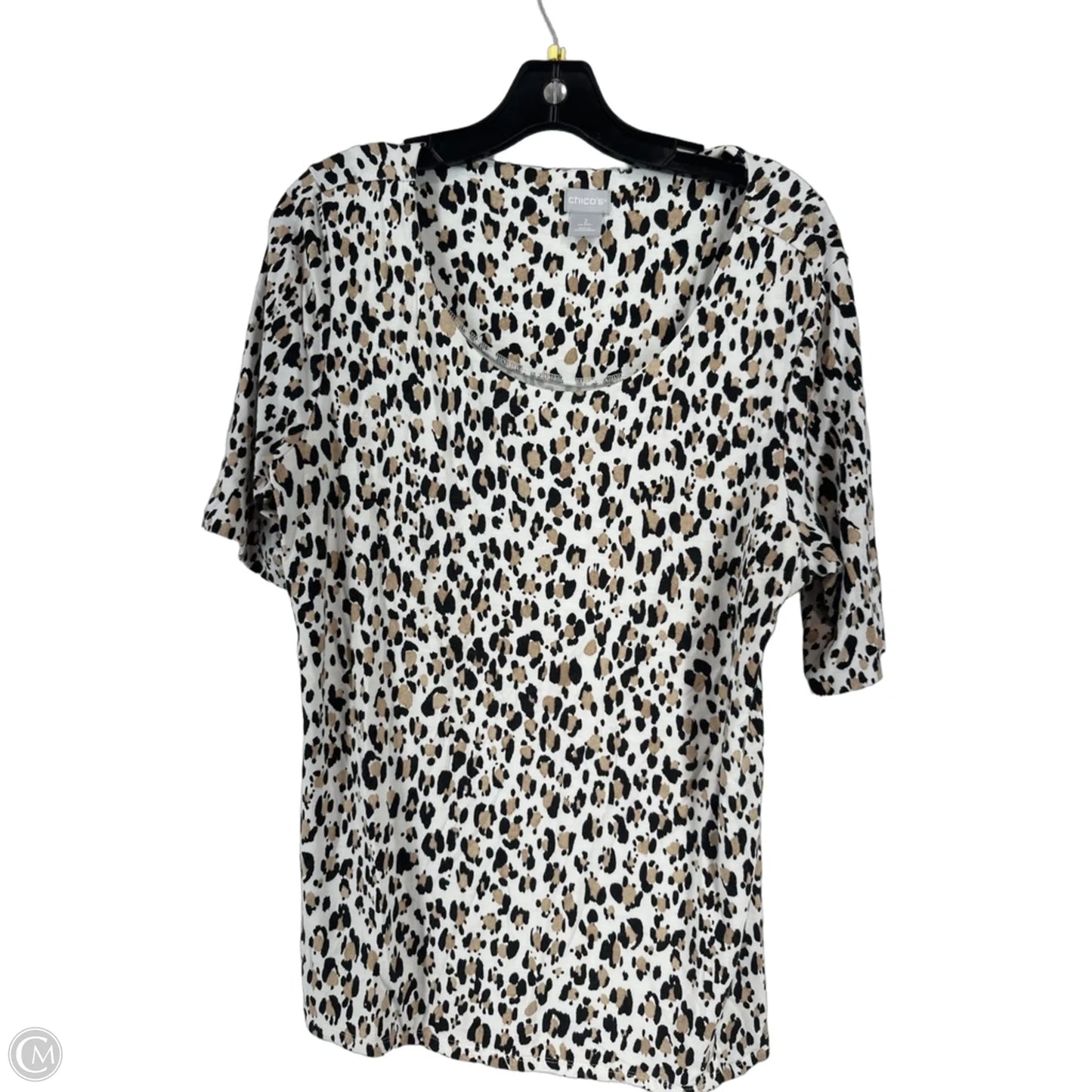 Top Long Sleeve By Chicos In Animal Print, Size: 2