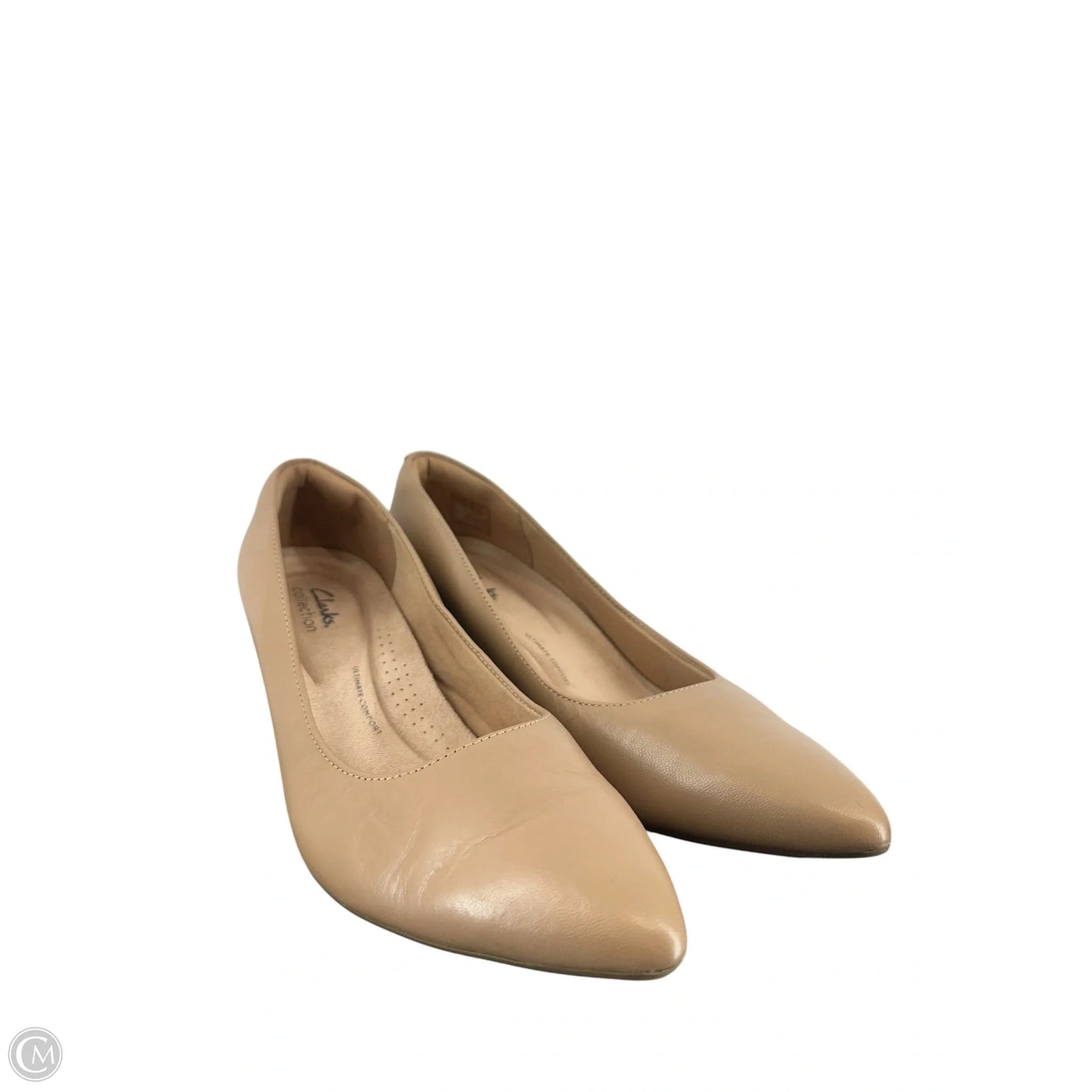 Shoes Heels Kitten By Clarks In Beige, Size: 10