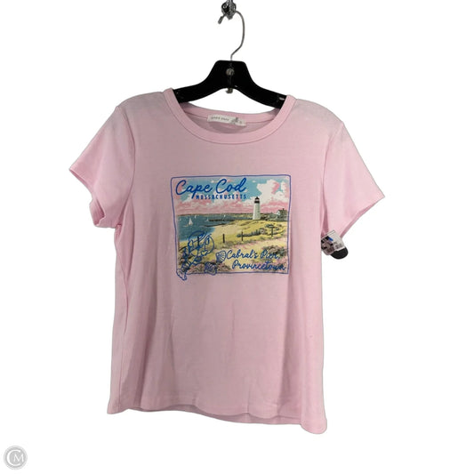 Top Short Sleeve By Altard State In Pink, Size: L