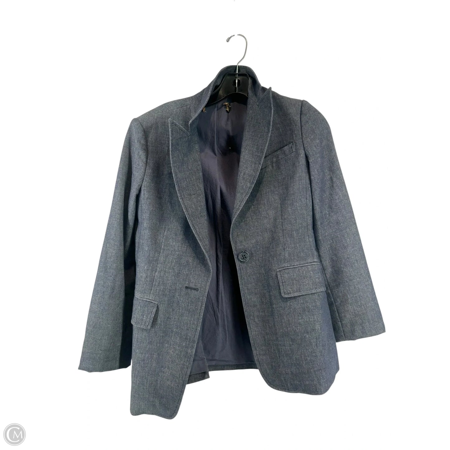 Blazer By Clothes Mentor In Navy, Size: S