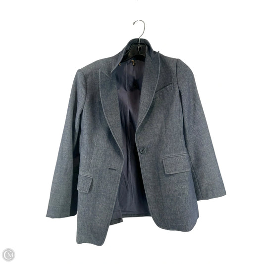 Blazer By Clothes Mentor In Navy, Size: S