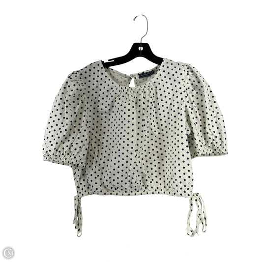 Top Short Sleeve By Vineyard Vines In Polkadot Pattern, Size: Xl