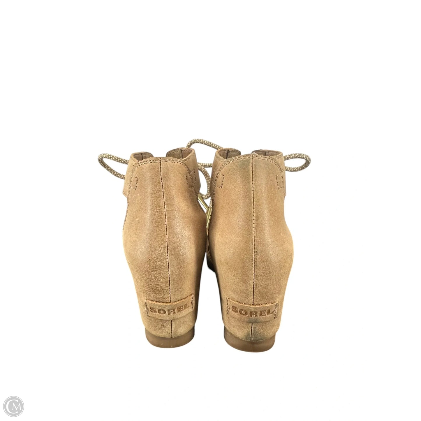 Sandals Heels Wedge By Sorel In Brown, Size: 8.5