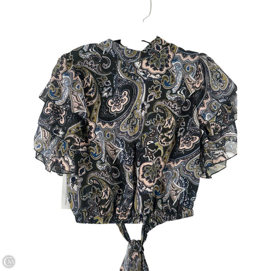Top Short Sleeve By Ax Armani In Multi-colored, Size: 10