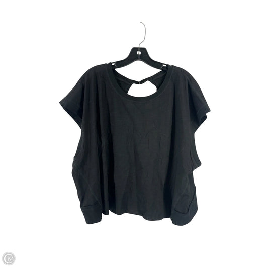 Top Short Sleeve By Clothes Mentor In Black, Size: M