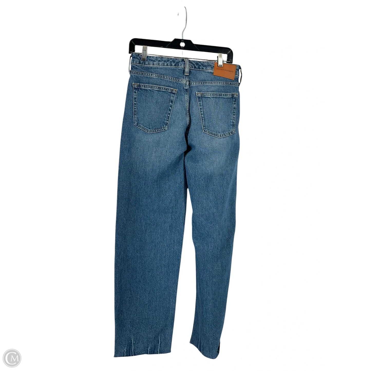 Jeans Straight By Lucky Brand In Blue Denim, Size: 2