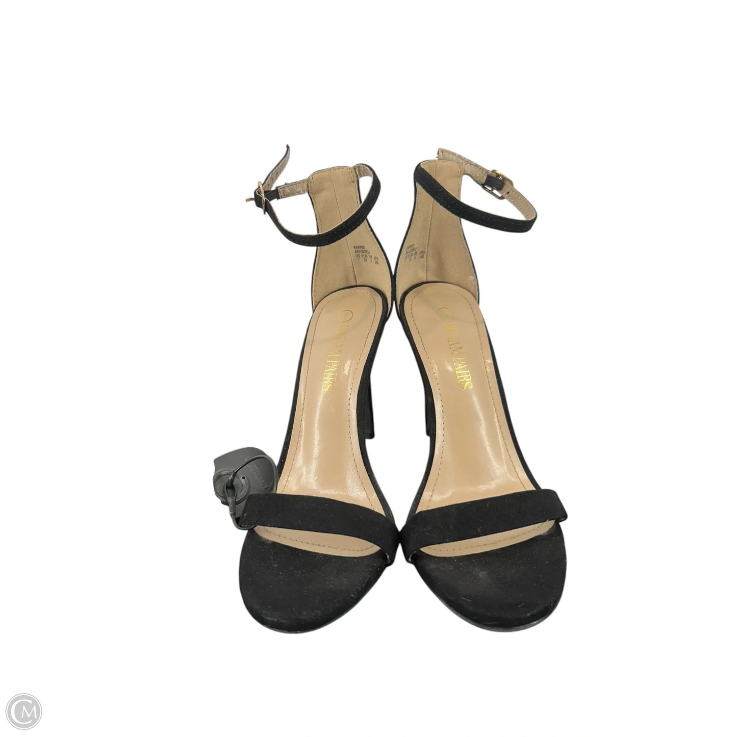Sandals Heels Stiletto By Dream Pairs In Black, Size: 7