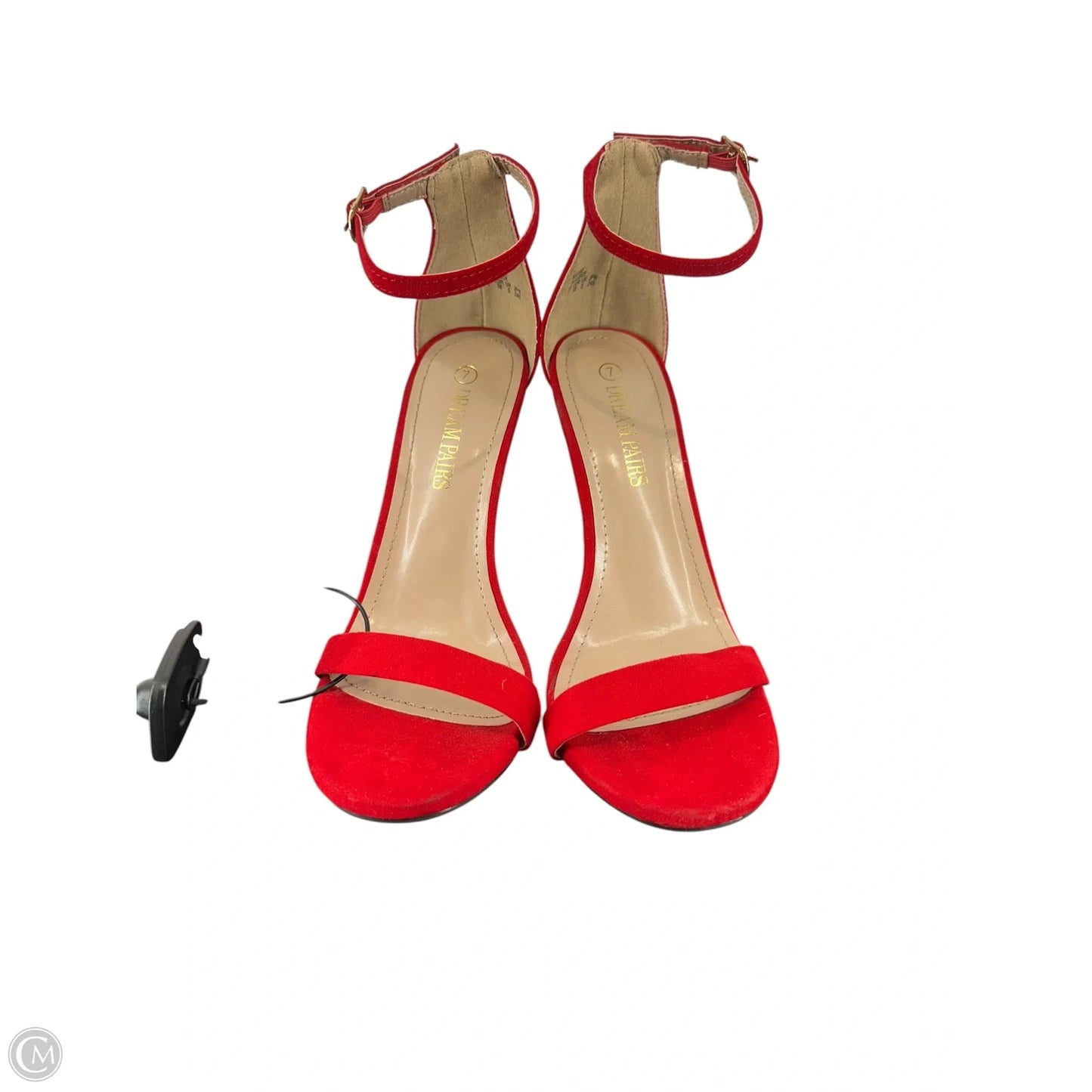 Sandals Heels Stiletto By Dream Pairs In Red, Size: 7