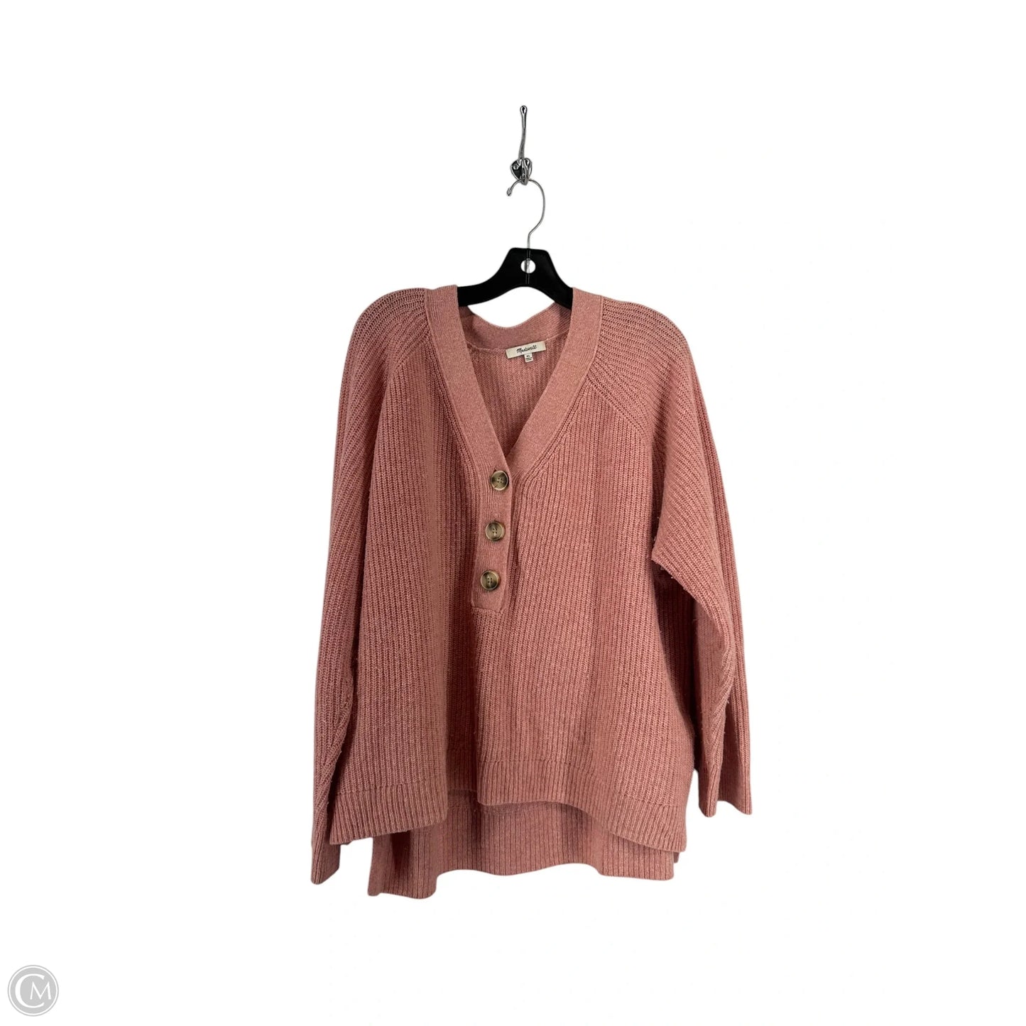 Sweater By Madewell In Pink, Size: Xl