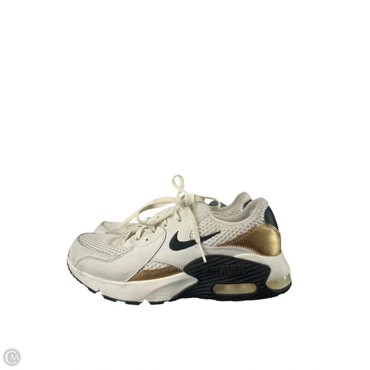 Shoes Sneakers By Nike In Black & Gold, Size: 8.5