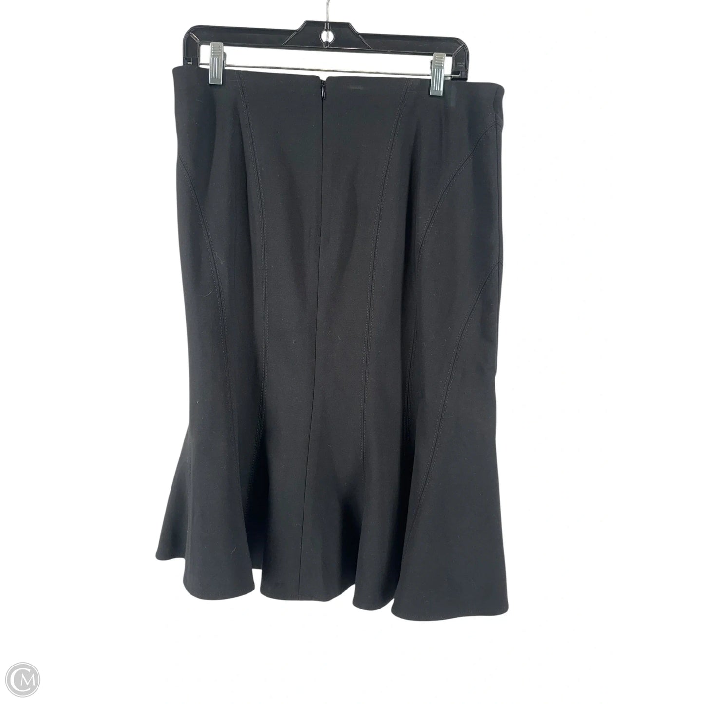 Skirt Midi By Ann Taylor In Black, Size: 10