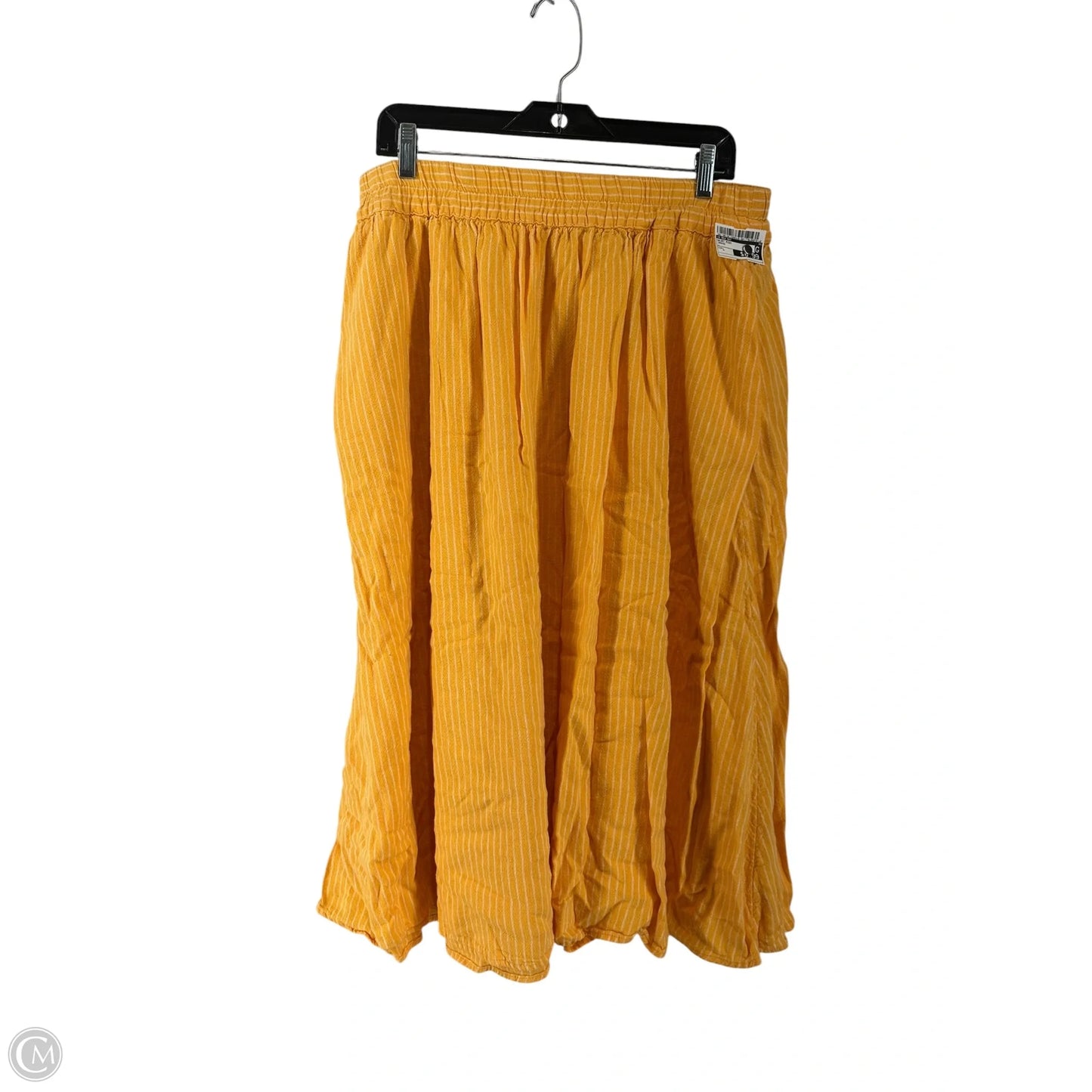 Skirt Midi By A New Day In Orange, Size: L